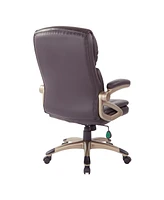 Osp Home Furnishings High Back Leather Executive Office Manager's Chair