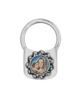 Symbols of Faith Silver-Tone Mary and Child Decal Key Fob