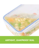 Lock n Lock Easy Essentials 12-Pc. On the Go 12-Oz. Meals Divided Rectangular Food Storage Containers