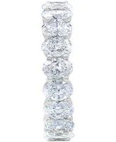Diamond (6 ct. t.w.) Oval Eternity Band in 14K White Gold