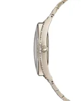 Swarovski Women's Swiss Crystalline Aura Gold-Tone Stainless Steel Pvd Bracelet Watch 35mm