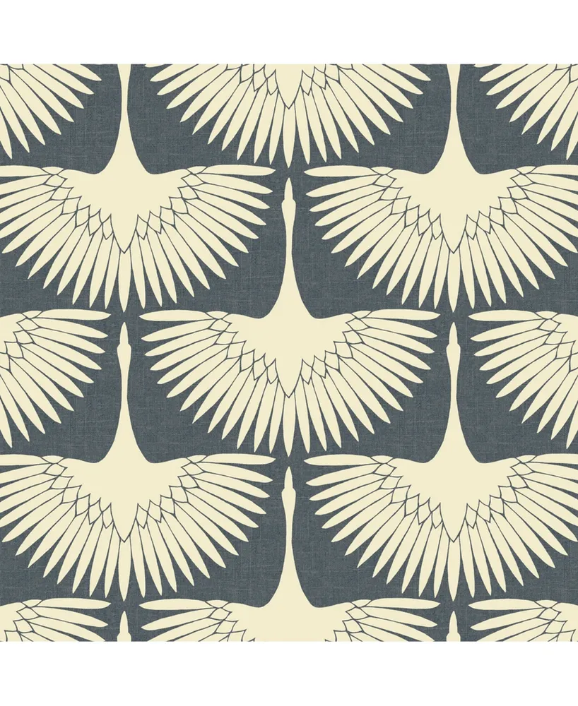 Tempaper Feather Flock Peel and Stick Wallpaper