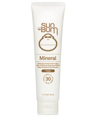 Sun Bum Mineral Tinted Sunscreen Face Lotion Spf 30