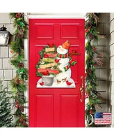 Designocracy by Susan Winget Joy Love Piece Snowman Outdoor Wall and Door Decor