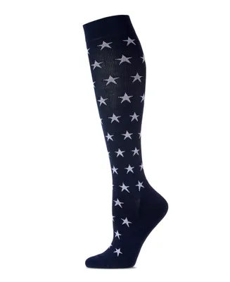 MeMoi Old Glory Women's Compression Socks