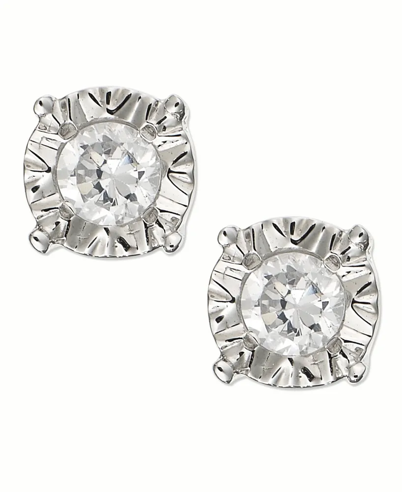 Diamond Stud Earrings 10k Gold, White Gold or Rose (1/4 ct. t.w.)
