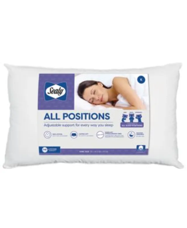 Sealy 100% Cotton Extra Firm Support Pillows - Macy's