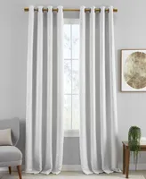 Huxley Geometric 52" x 84" Blackout Curtain Panel