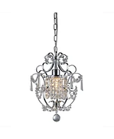 Home Accessories Silver 11" 1-Light Indoor Chandelier with Light Kit