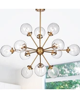 Home Accessories Masakee 39.4" 12-Light Indoor Chandelier with Light Kit