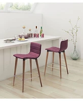 Zuo Jericho Counter Chair, Set of 2