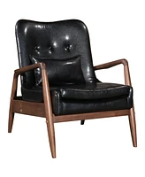 Zuo Bully Lounge Chair and Ottoman