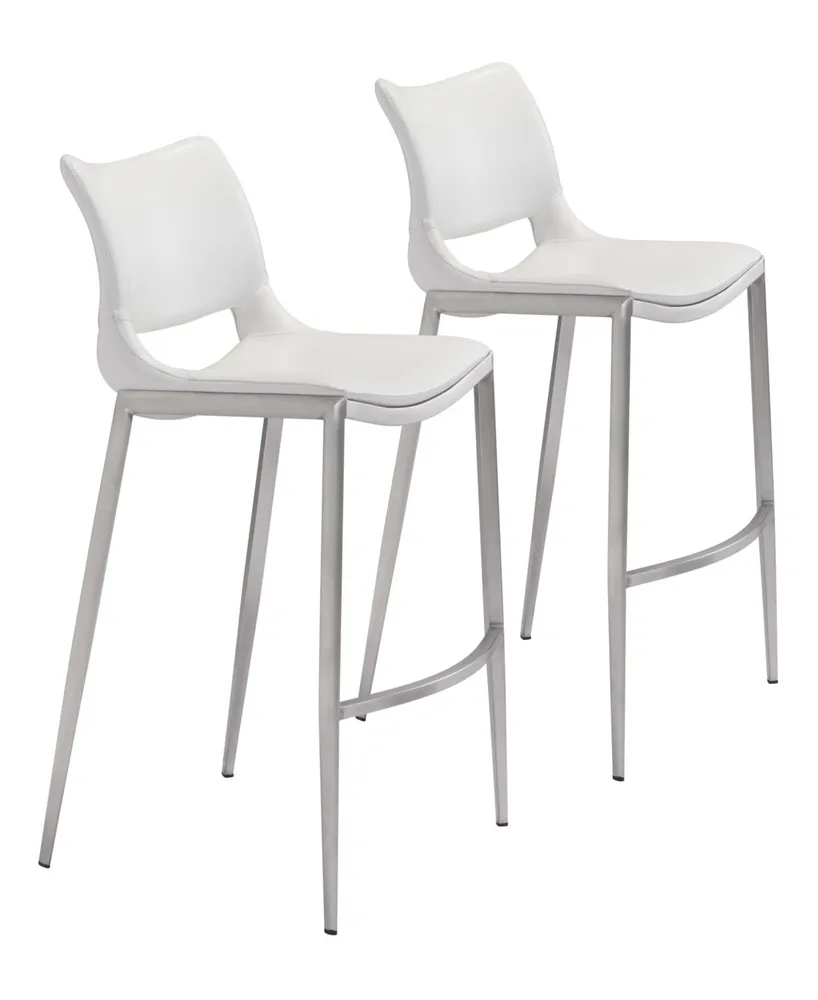 Zuo Ace Bar Chair, Set of 2