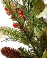 Glitzhome Christmas Floral Table Tree decor