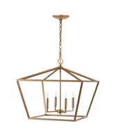 Jonathan Y Gatsby 4-Light Adjustable Rustic Glam Led Pendant