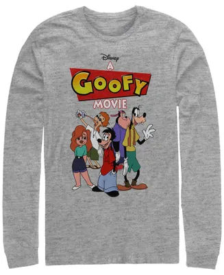 Fifth Sun A Goofy Movie Logo Group Men's Long Sleeve Crew Neck T-shirt