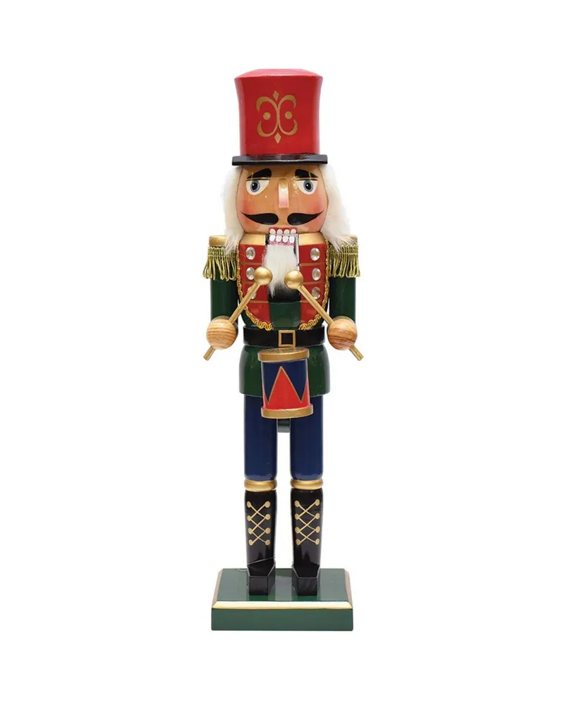 Northlight Standing Nutcracker Drummer Christmas Tabletop Decor