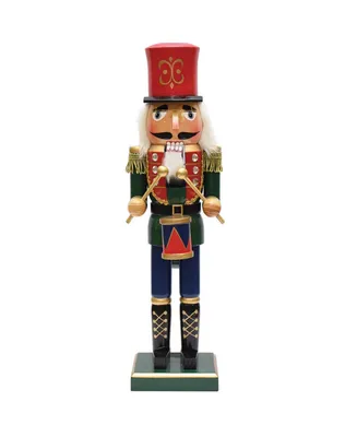 Northlight Standing Nutcracker Drummer Christmas Tabletop Decor