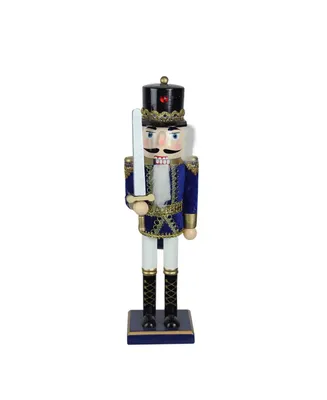Northlight Wooden Christmas Nutcracker Soldier with Sword Tabletop Decorations
