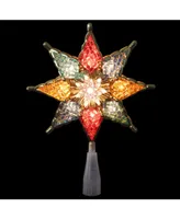 Northlight Pre-Lit Crystal-Point Star Christmas Tree Topper