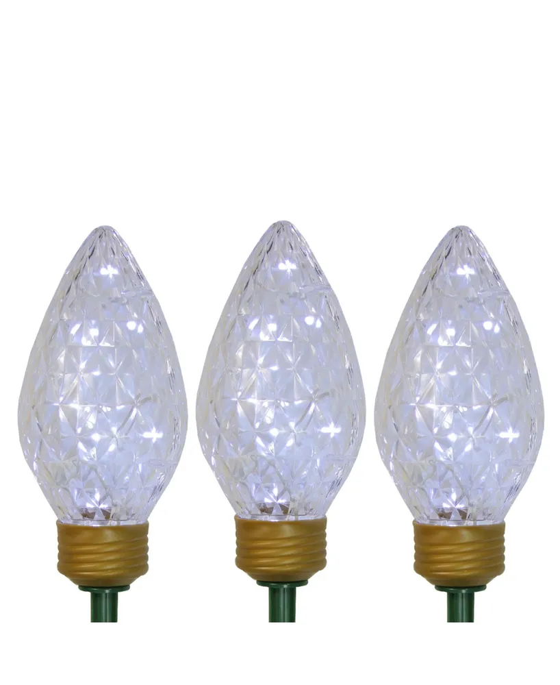 Northlight Led Jumbo Bulb Christmas Pathway Marker Lawn Stakes