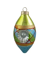 Northlight Count with Retro Reflectors Glass Finial Christmas Ornament Set