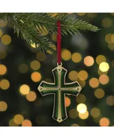 Northlight Layering Effect Cross Christmas Ornament with Crystals