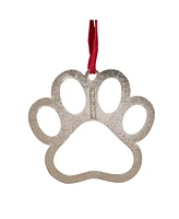 Northlight Paw Print with European Crystals Christmas Ornament