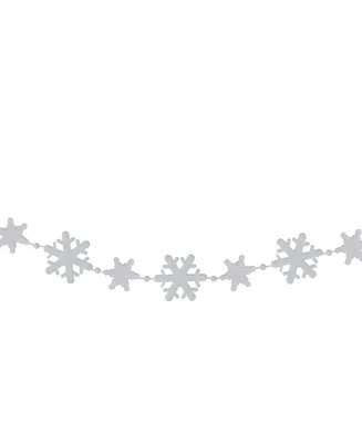 Northlight Snowflake Beaded Christmas Garland