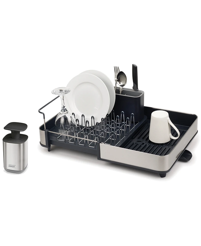 Joseph Joseph Hygienic Soap Dispenser & Smart Dish Rack Set