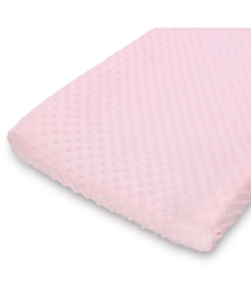 The Peanutshell 2 Pack Minky Dot Solid Changing Pad Covers