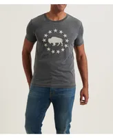 Lucky Brand Men's Buffalo Graphic Crewneck T-Shirt