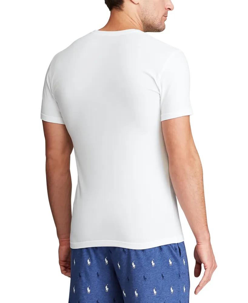 Polo Ralph Lauren Men's 3-Pk. Slim-Fit Stretch V-Neck Undershirts