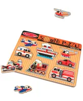 Melissa and Doug Kids Toy, Vehicles Sound Puzzle