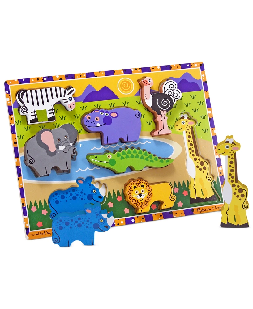 Melissa and Doug Kids Toy, Safari Chunky Puzzle