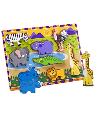 Melissa and Doug Kids Toy, Safari Chunky Puzzle