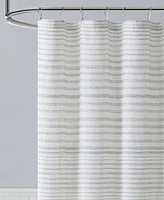 Tommy Bahama Tidal Stripe Dobby Shower Curtain, 72" X 72"