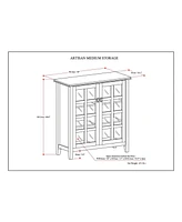 Simpli Home Artisan Solid Wood Medium Storage Cabinet