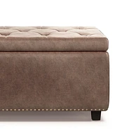 Hamilton Traditional Rectangle Storage Ottoman