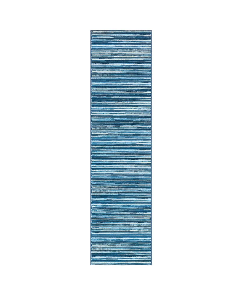 Liora Manne Marina Stripes 1'11" x 7'6" Runner Rug