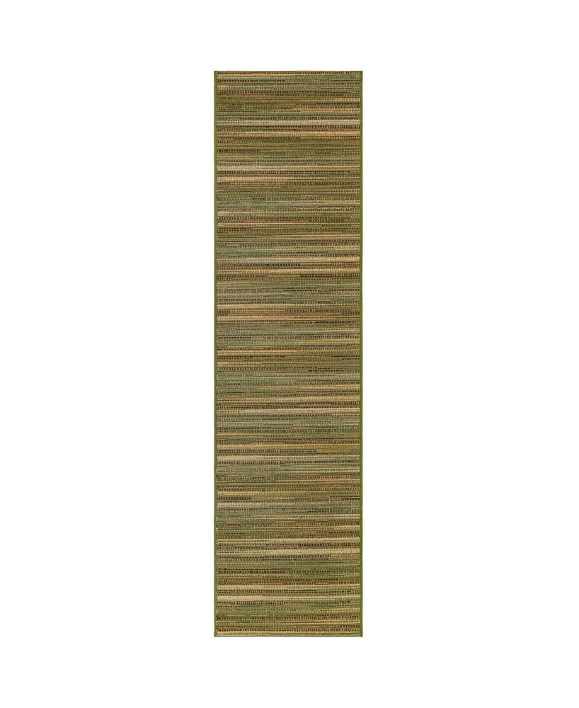 Liora Manne Marina Stripes 1'11" x 7'6" Runner Rug