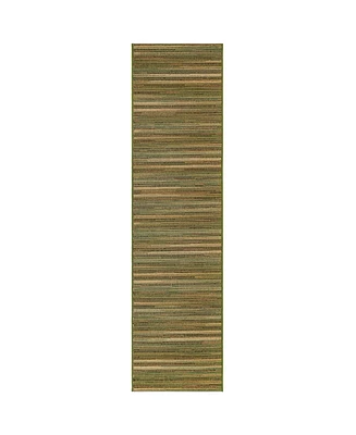 Liora Manne Marina Stripes 1'11" x 7'6" Runner Rug