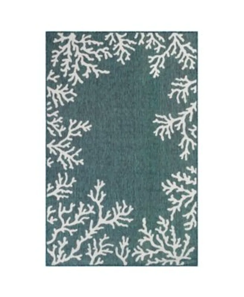 Liora Manne Carmel Coral Border Rug