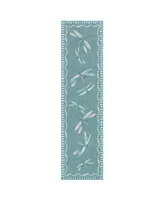 Liora Manne' Carmel Dragonfly 1'11" x 7'6" Runner Rug