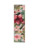 Liora Manne' Marina Tropical Floral Multi 1'11" x 7'6" Runner Rug