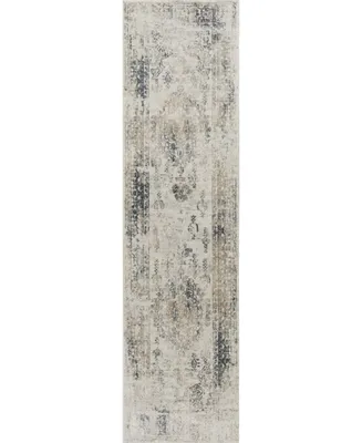 Closeout! Km Home Abbey KL00 Ivory 2'6" x 8' Runner Rug
