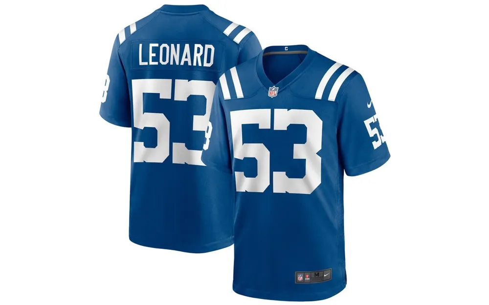 Men's Nike Darius Leonard Royal Indianapolis Colts Alternate