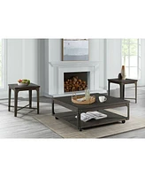 Picket House Furnishings Cera Square End Table with Usb