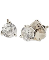 Kate Spade New York 3-Prong Crystal Stud Earrings