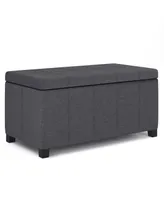 Simpli Home Dover Storage Ottoman Bench